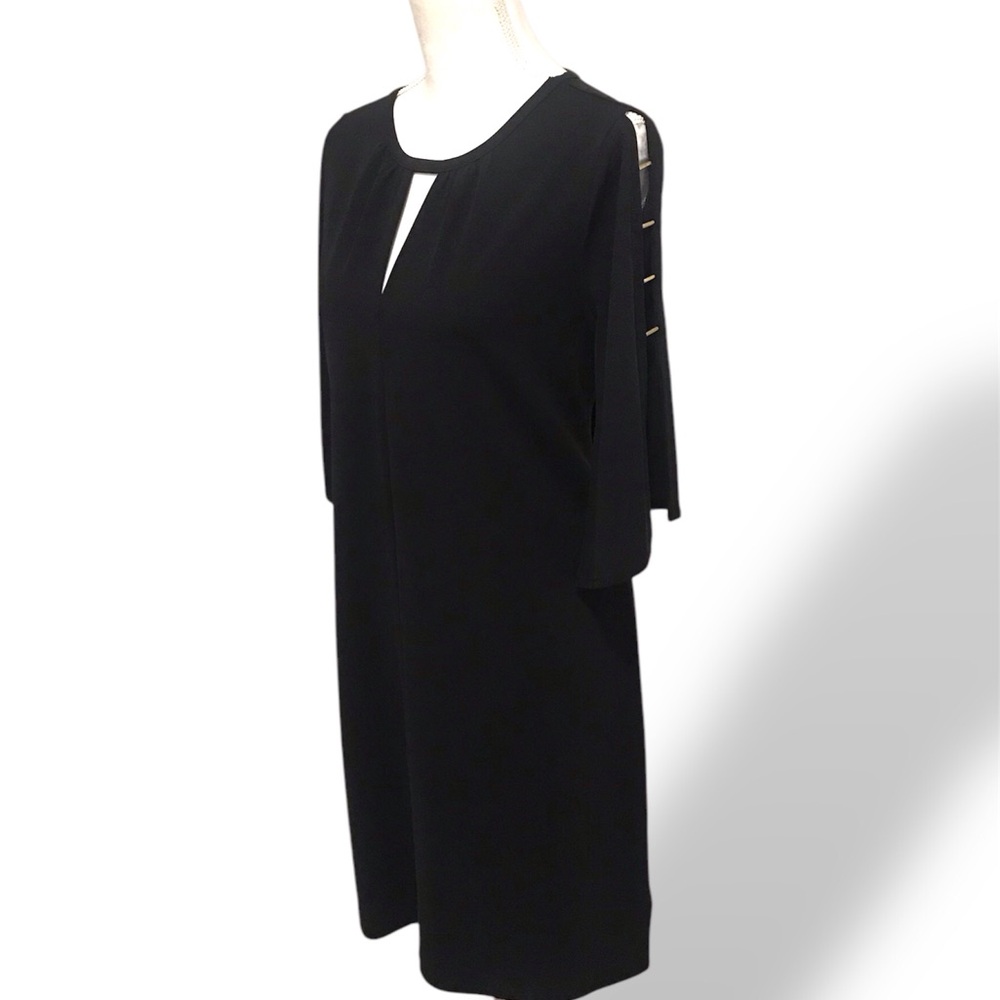 Michael Kors  metallic detail 3/4 sleeve dress - Picture 3 of 12